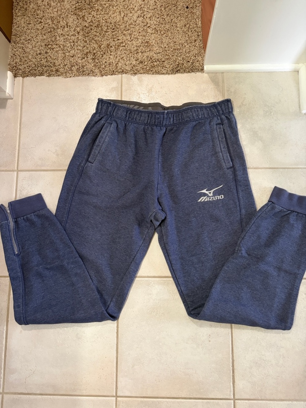 Mizuno Heather Navy Jogger Sweatpants